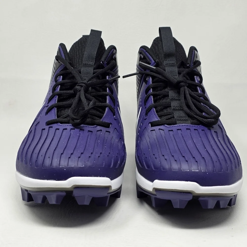 Nike Force Savage Pro 3 Shark Mens Size 15 Purple Football Cleats DA5453-500 New